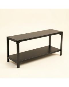 Laurel Dale Narrow Outdoor Storage Bench - Black (synthetic illustration; no displayed measurements)