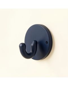 Hill Bridge Wall-Mounted Robe Hook - Navy (synthetic illustration; no displayed measurements)