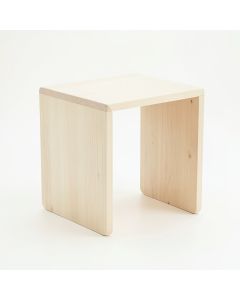 Slate Branch Side Table - Ivory (synthetic illustration; no displayed measurements)