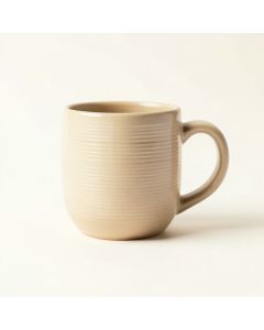 Laurel Crossing Ceramic Mug - Beige (synthetic illustration; no displayed measurements)