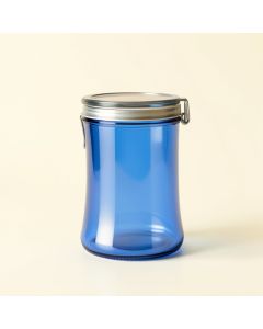 Spruce Branch Storage Canister With Lid - Blue (synthetic illustration; no displayed measurements)