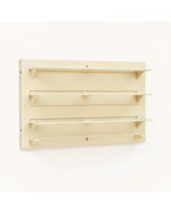 Oak Dell Empty Wall-Mounted Tool Organizer Panel - Cream (synthetic illustration; no displayed measurements)