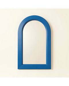 Oak Canyon Framed Wall Mirror - Blue (synthetic illustration; no displayed measurements)