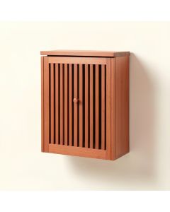 Ash Brook Wall-Mounted Entry Cabinet - Terracotta (synthetic illustration; no displayed measurements)
