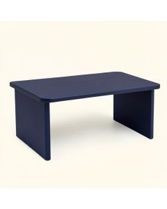 Pine Edge Desktop Monitor Riser - Navy (synthetic illustration; no displayed measurements)
