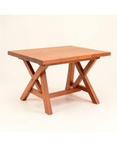 Moss Brook Patio Table - Terracotta (synthetic illustration; no displayed measurements)
