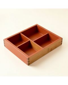 Oak Bend Empty Pantry Drawer Organizer Insert - Terracotta (synthetic illustration; no displayed measurements)