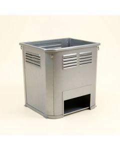 Elm Branch Closed Garden Compost Bin - Gray (synthetic illustration; no displayed measurements)