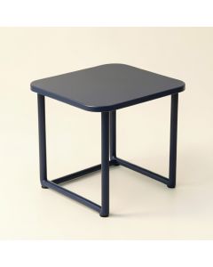 Bay Arc Compact Balcony Table (synthetic illustration; no displayed measurements)