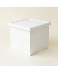 Wren Bend Closed Outdoor Storage Box - White (synthetic illustration; no displayed measurements)