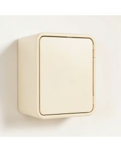 Lake Crest Wall-Mounted Laundry Cabinet - Cream (synthetic illustration; no displayed measurements)