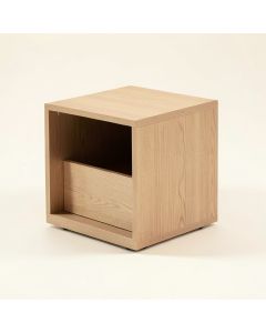 Kuutio End Table With Storage (synthetic illustration; no displayed measurements)