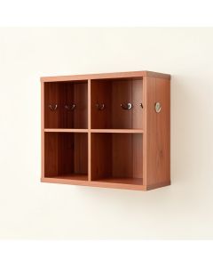 Maple Canyon Wall-Mounted Entryway Organizer Shelf - Terracotta (synthetic illustration; no displayed measurements)