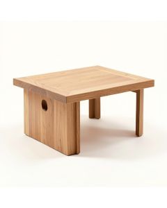 Ornella Solid Wood Coffee Table (synthetic illustration; no displayed measurements)