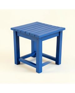 Laurel Arc Compact Balcony Table - Blue (synthetic illustration; no displayed measurements)