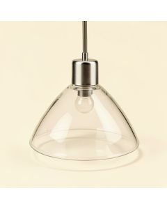 Glass Novelty Pendant Shade ( Clip On ) In Clear (synthetic illustration; no displayed measurements)