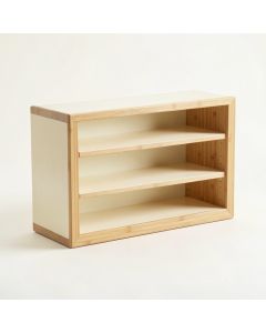 Fern Branch Low Bookcase - Cream (synthetic illustration; no displayed measurements)