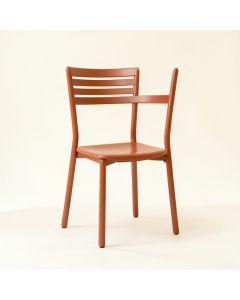 Spruce Bend Dining Chair - Terracotta (synthetic illustration; no displayed measurements)