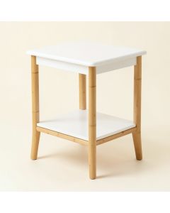 Pine Branch Side Table - White (synthetic illustration; no displayed measurements)