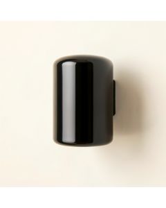 Maple Brook Wall Sconce Mounted On A Plain Wall - Black (synthetic illustration; no displayed measurements)