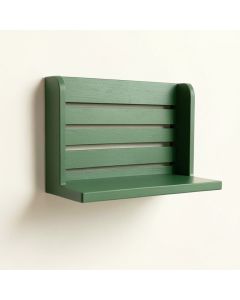 Lake Branch Wall-Mounted Entryway Organizer Shelf - Green (synthetic illustration; no displayed measurements)