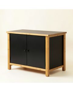 Maple Bridge Freestanding Laundry Folding Counter - Black (synthetic illustration; no displayed measurements)
