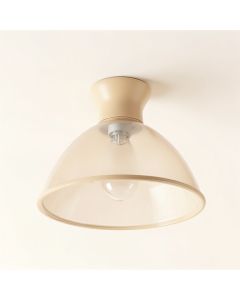 4.25 '' H Glass Bell Ceiling Fan Fitter Shade ( Uno ) In Beige (synthetic illustration; no displayed measurements)