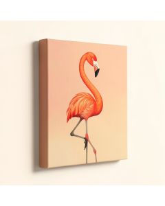 Flamingo Tropicale X Graphic Art On Wrapped Canvas (synthetic illustration; no displayed measurements)