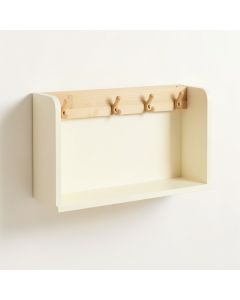 Heath Brook Wall-Mounted Entryway Organizer Shelf - Cream (synthetic illustration; no displayed measurements)