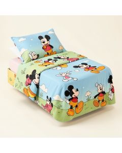 Disney Amazing Mickey Mouse 3 Piece Crib Bedding Set (synthetic illustration; no displayed measurements)