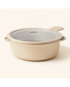 Circulon Symmetry Hard-Anodized Nonstick 5.5-Quart Covered Straining Casserole (synthetic illustration; no displayed measurements)