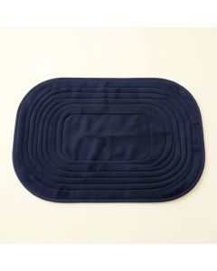Linden Dell Bath Mat - Navy (synthetic illustration; no displayed measurements)