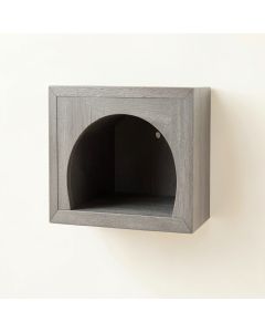 Cove Crest Wall-Mounted Cat Perch - Gray (synthetic illustration; no displayed measurements)