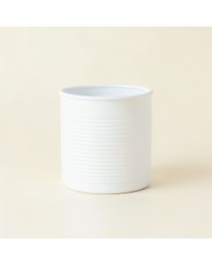 Pine Arc Empty Candle Holder - White (synthetic illustration; no displayed measurements)