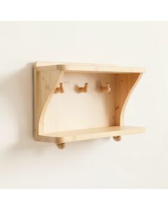 Stone Bluff Wall-Mounted Entryway Organizer Shelf - Beige (synthetic illustration; no displayed measurements)