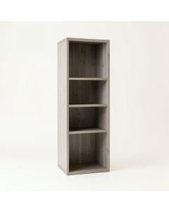 Dune Edge Narrow Cubby Tower - Gray (synthetic illustration; no displayed measurements)