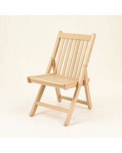 Cedar Branch Folding Outdoor Chair - Beige (synthetic illustration; no displayed measurements)