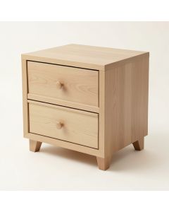 1 - Drawer Nightstand In Light Brown (synthetic illustration; no displayed measurements)
