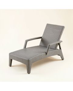 Shore Dale Outdoor Lounge Chair - Gray (synthetic illustration; no displayed measurements)