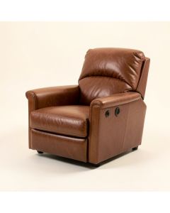 Ellis 38 '' Wide Genuine Leather Standard Recliner (synthetic illustration; no displayed measurements)
