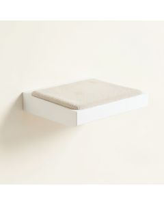 Glen Dell Wall-Mounted Cat Perch - White (synthetic illustration; no displayed measurements)