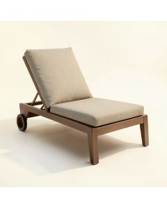 Andrew 45.8 '' Long Reclining Single Chaise With Cushions (synthetic illustration; no displayed measurements)