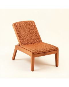 Willow Bluff Outdoor Lounge Chair - Terracotta (synthetic illustration; no displayed measurements)