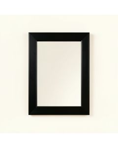 Cliff Canyon Framed Wall Mirror - Black (synthetic illustration; no displayed measurements)