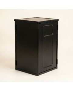 Cliff Bluff Closed Outdoor Storage Box - Black (synthetic illustration; no displayed measurements)