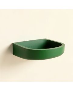 Moss Falls Wall-Mounted Cat Perch - Green (synthetic illustration; no displayed measurements)