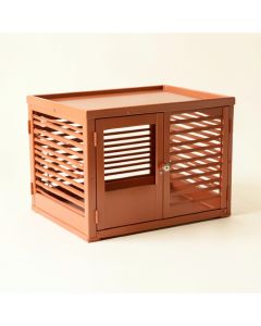 Moss Arc Empty Furniture-Style Pet Crate (synthetic illustration; no displayed measurements)