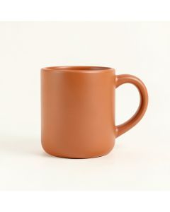 Stone Crossing Ceramic Mug - Terracotta (synthetic illustration; no displayed measurements)