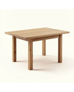 Spinelli Plank Top Solid Wood Dining Table (synthetic illustration; no displayed measurements)