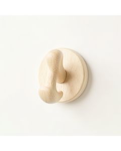 Wren Bridge Wall-Mounted Robe Hook - Ivory (synthetic illustration; no displayed measurements)
